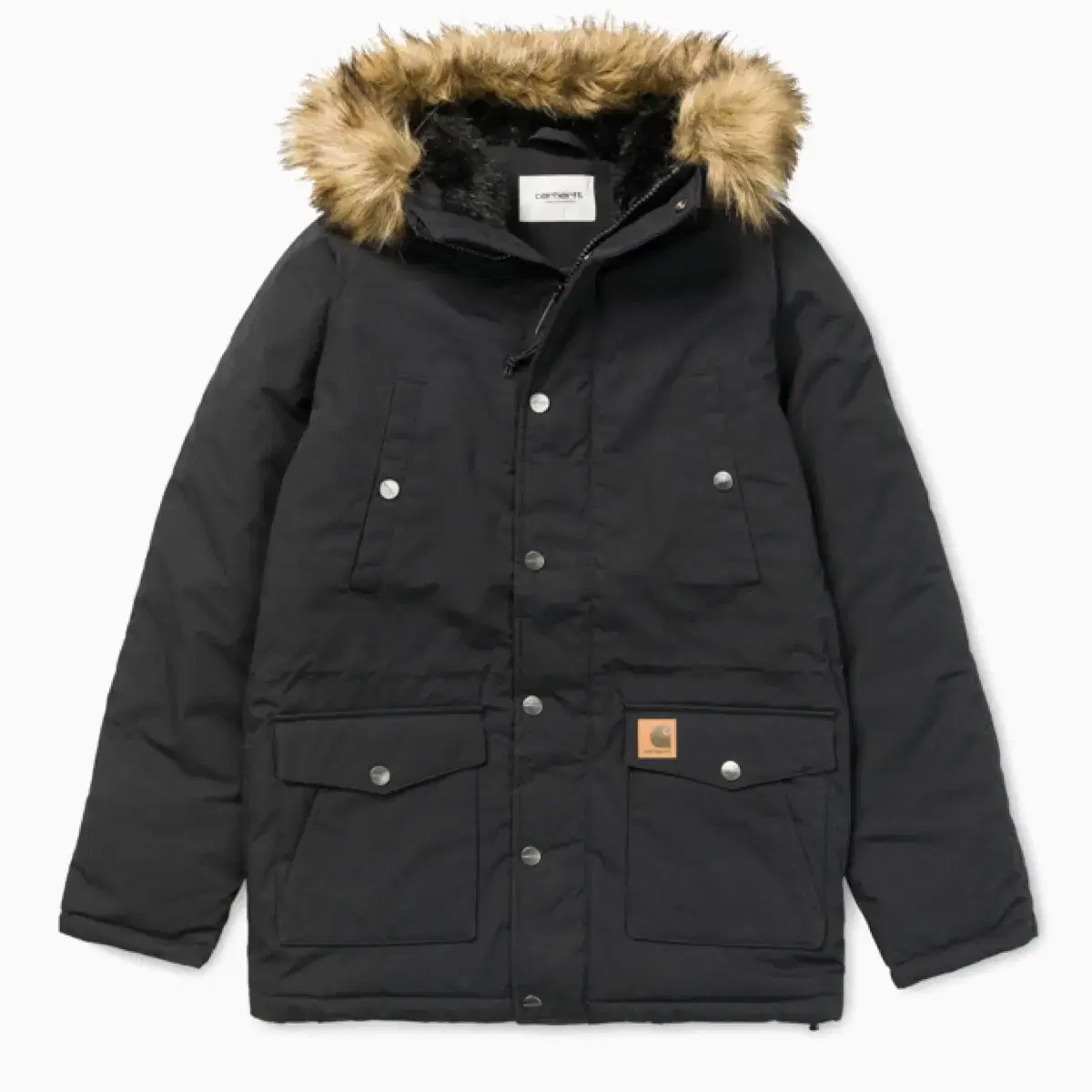 [s] carhartt trapper parka black